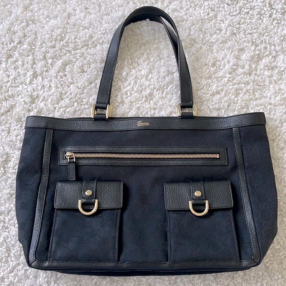 Authentic Gucci Abbey Tote Shoulder Bag